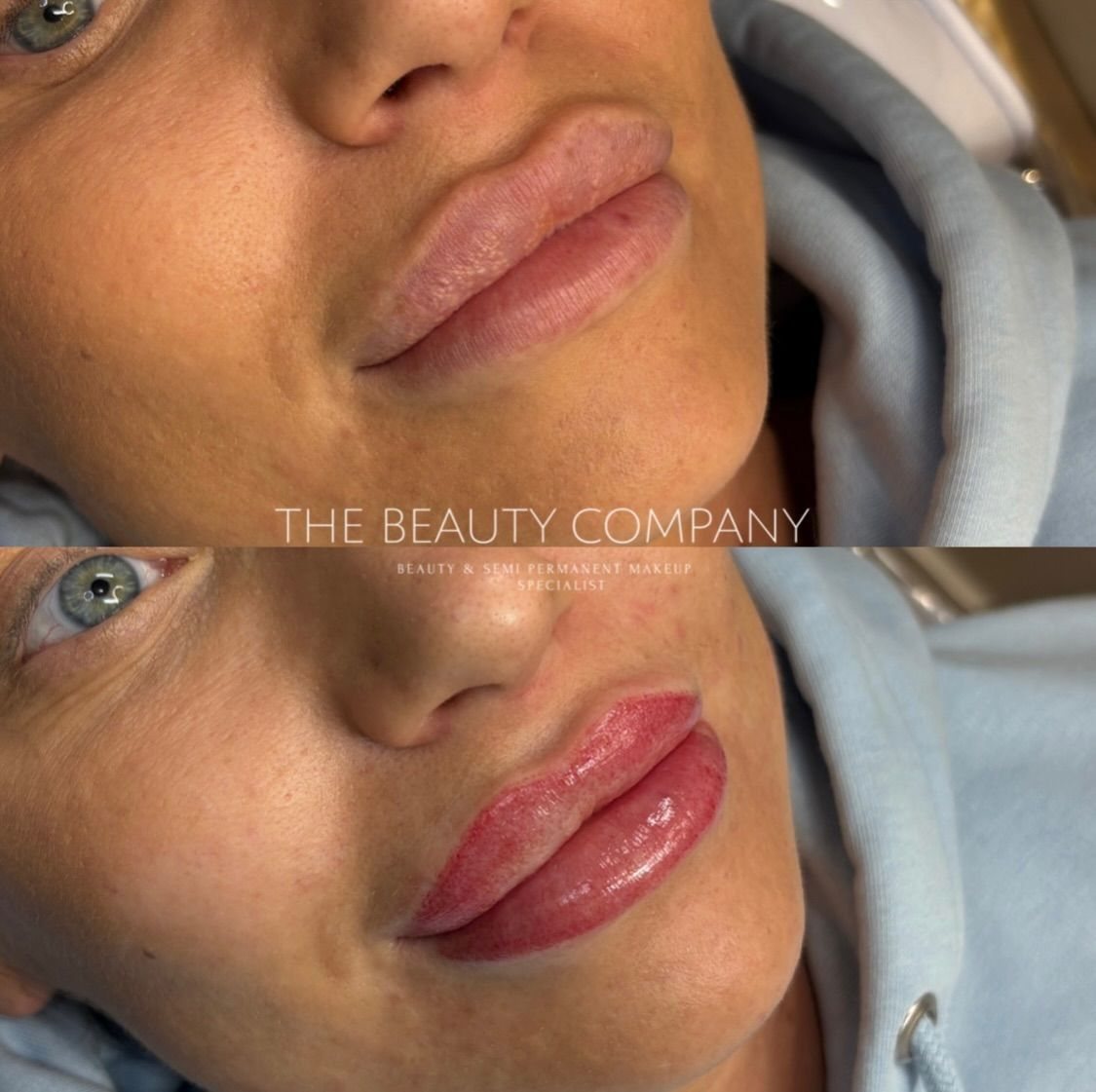 Lip blush by The Beauty Company, client result 5