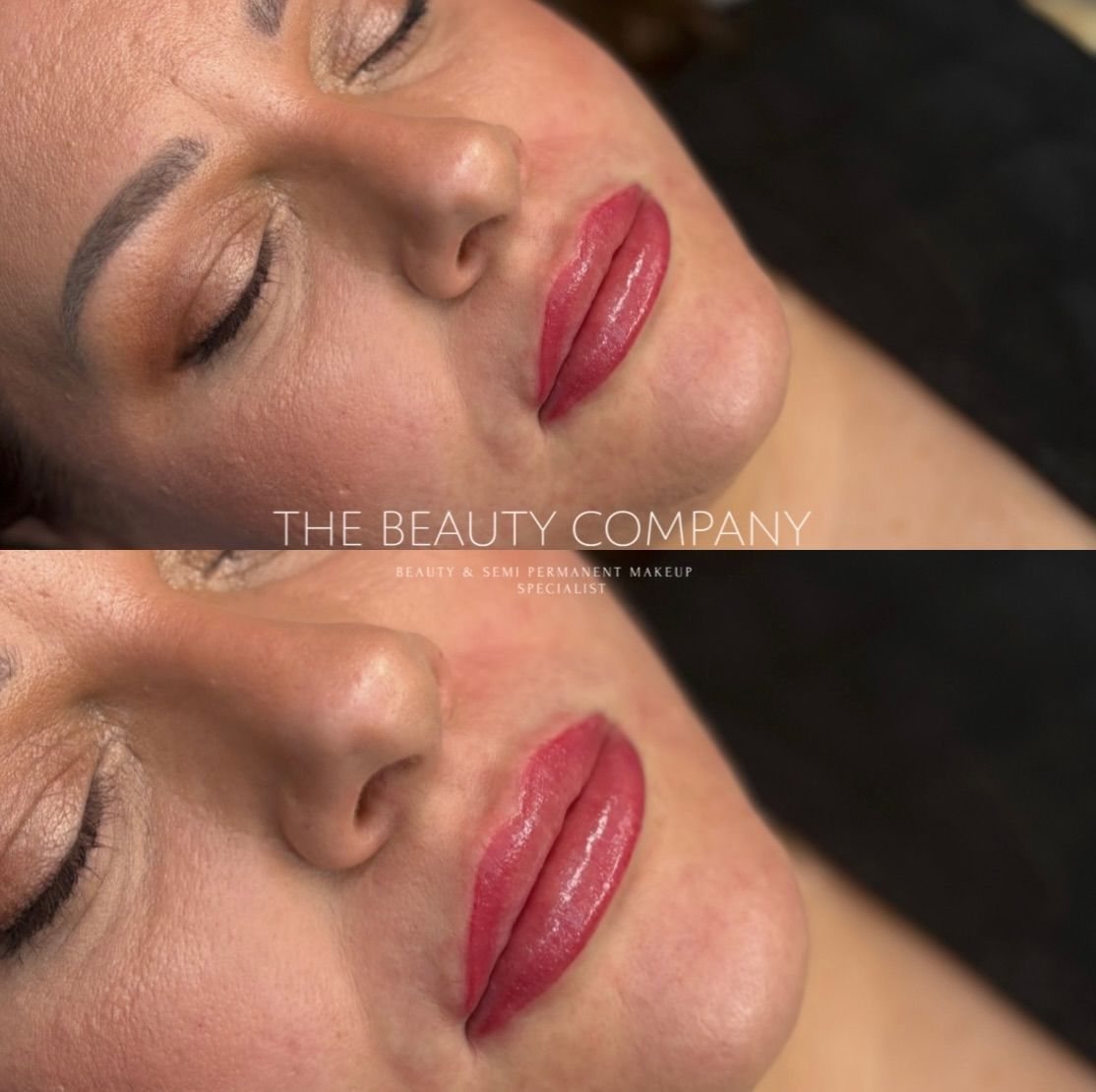 Lip blush by The Beauty Company, client result 8